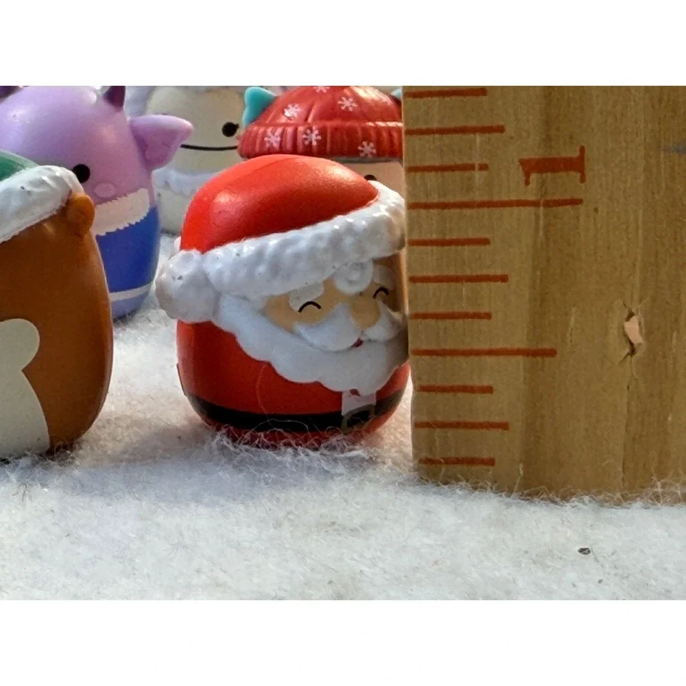 Squishmallows Micromallows Christmas Holiday 19pc Mini Figure Set Santa Snowman